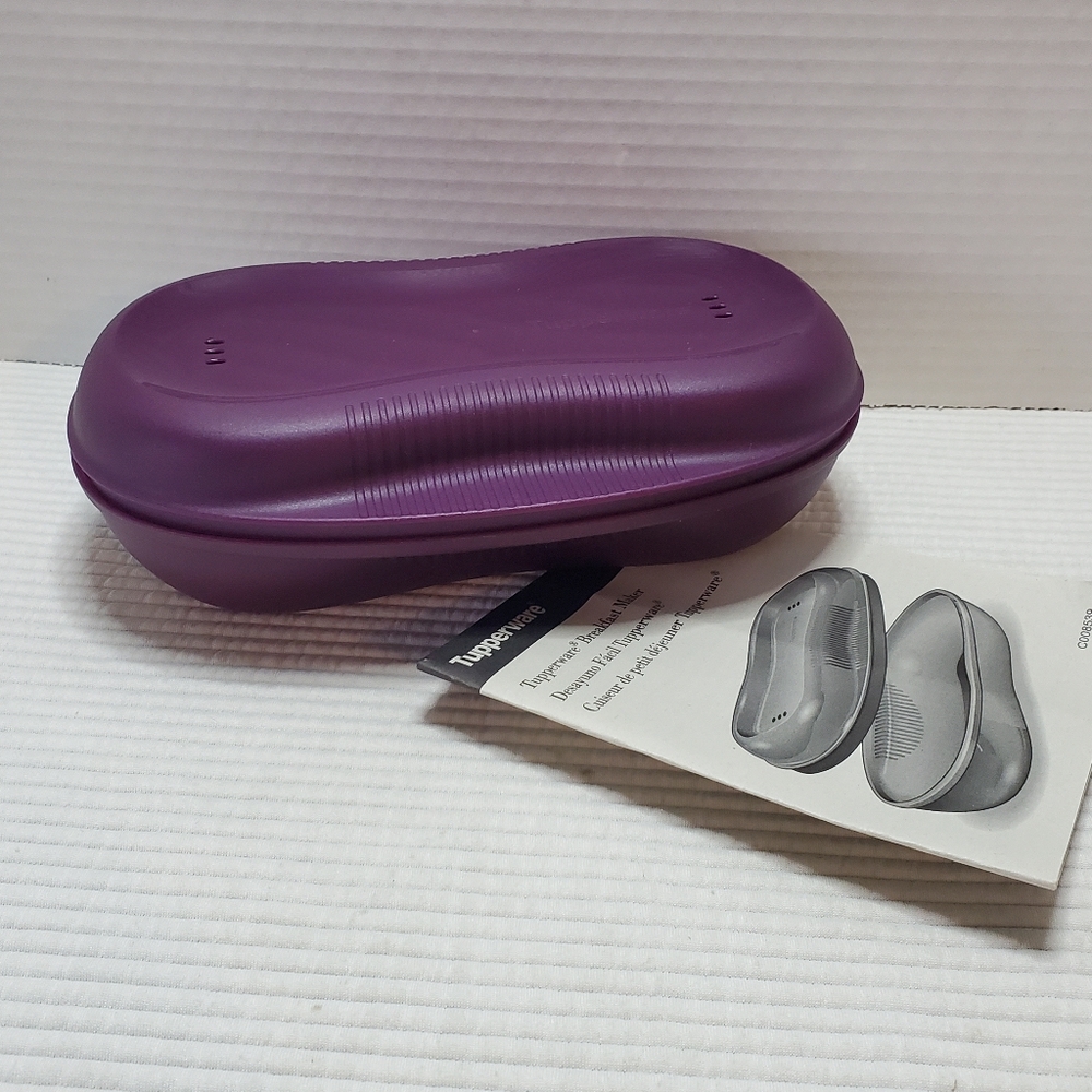 Tupperware Breakfast Maker Purple Instructions Microwave Eggs Omelets
